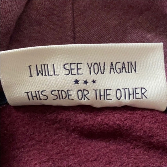 🍂Naketano Darth III Hoodie in Bordeaux Melange Small - Picture 12 of 12